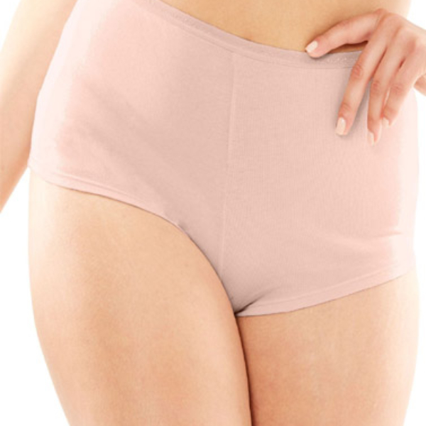 Women,s Plus Cotton Hi-Cut Panties Size pack of 4